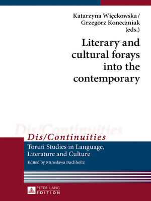 cover image of Literary and cultural forays into the contemporary